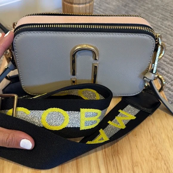 Marc Jacobs Cream gray and black Crossbody camera Bag - Picture 1 of 7